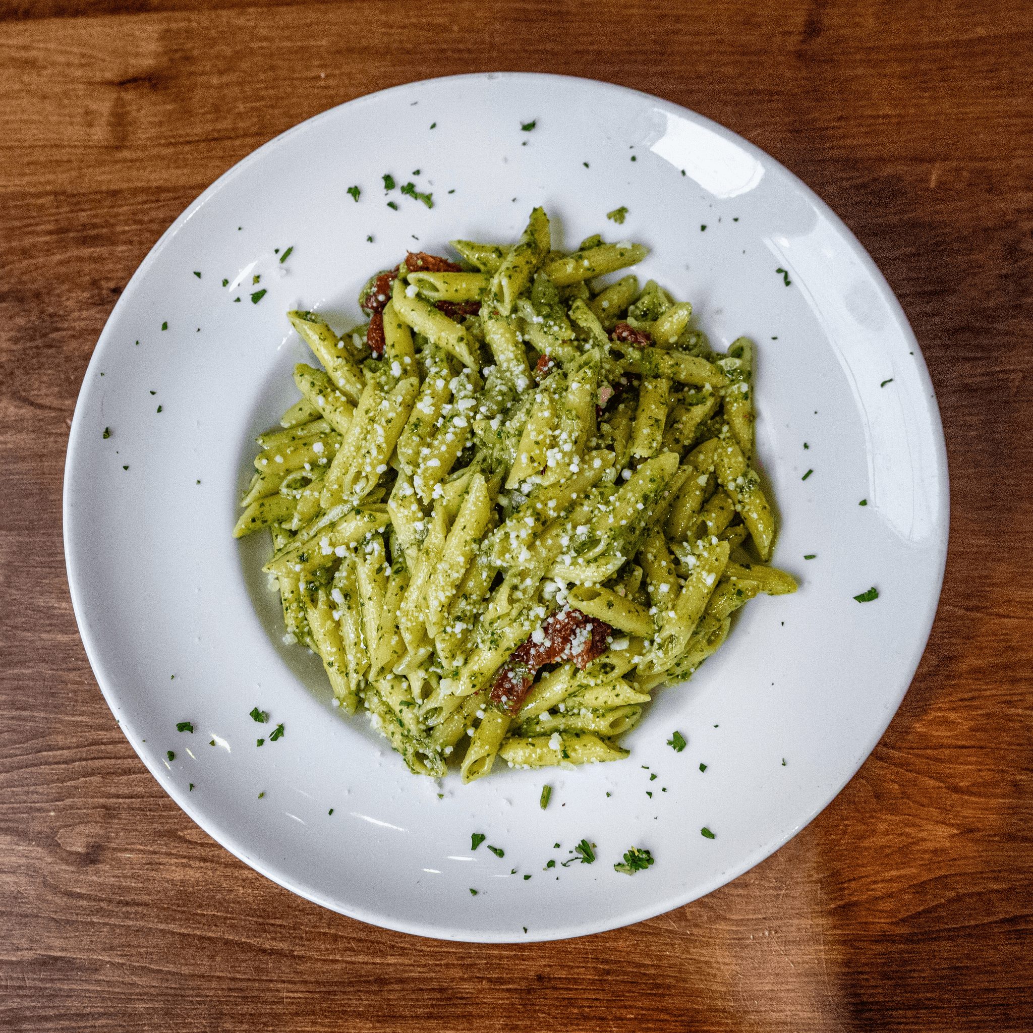 Penne Pesto.